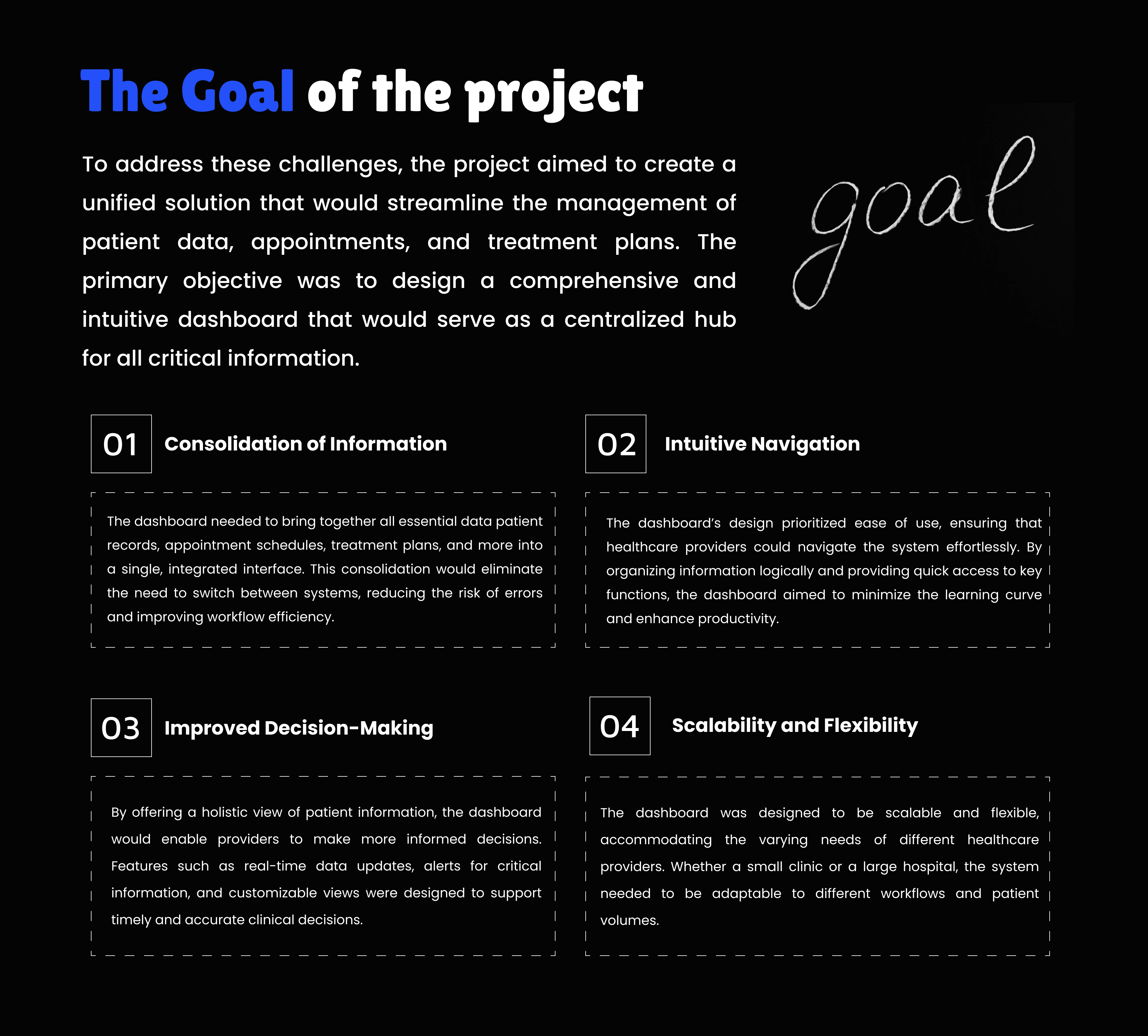 Medical Dashboard case study — page 4
