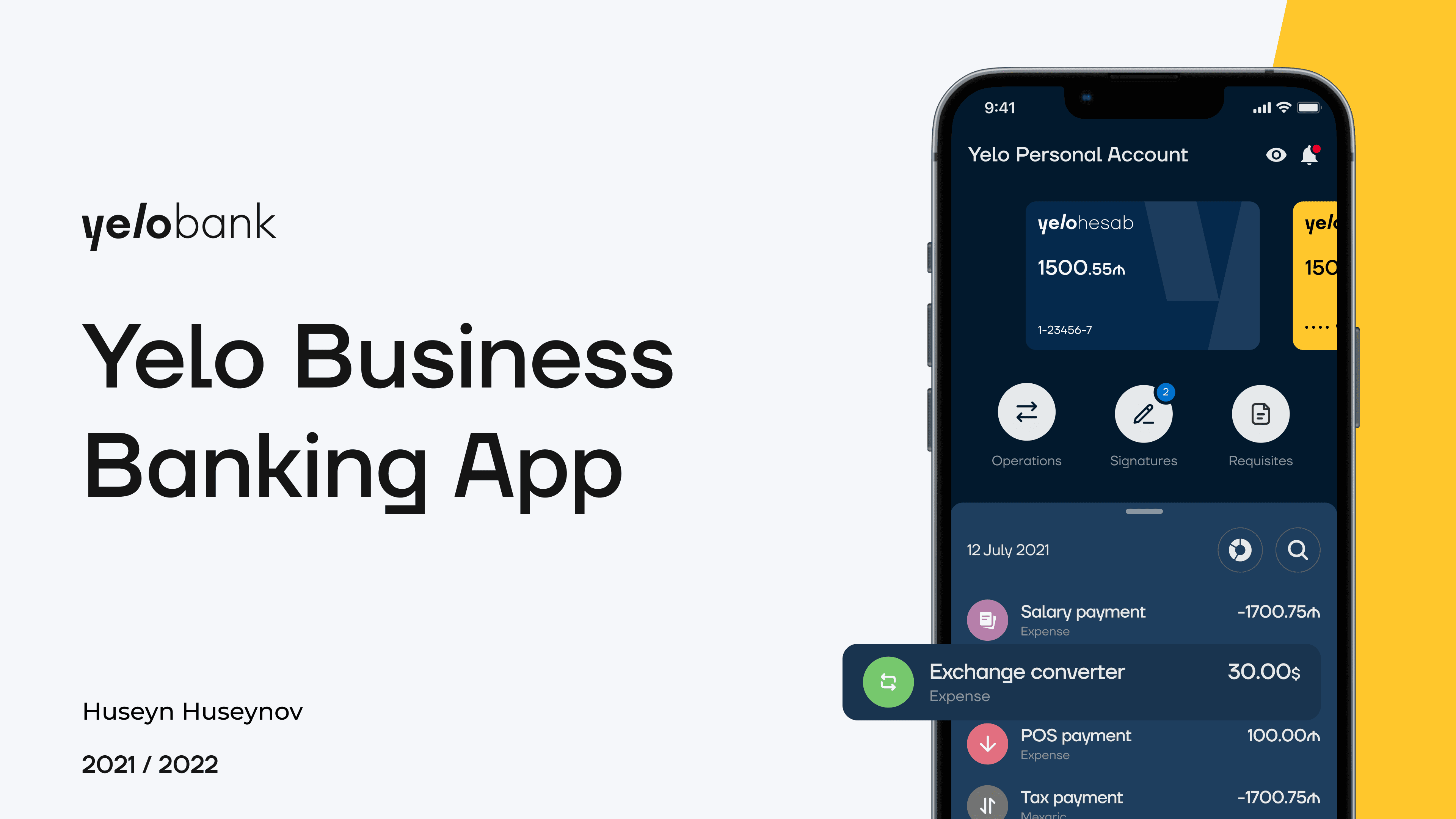 Yelo Bank case study — page 2