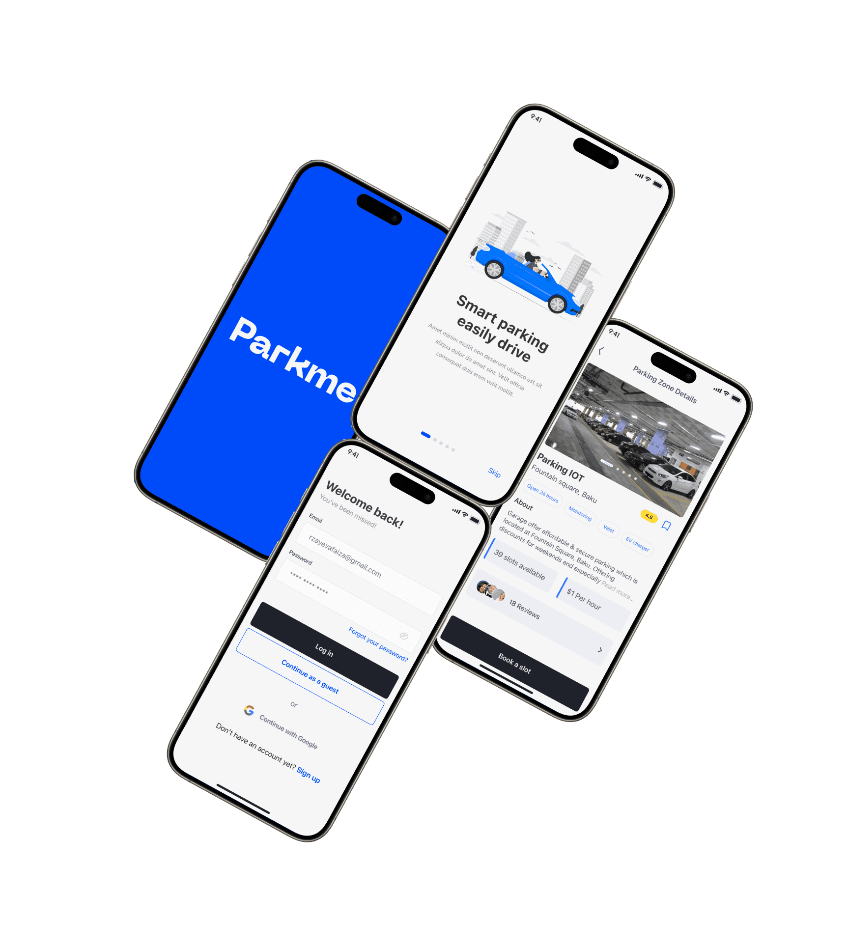 ParkMe project preview
