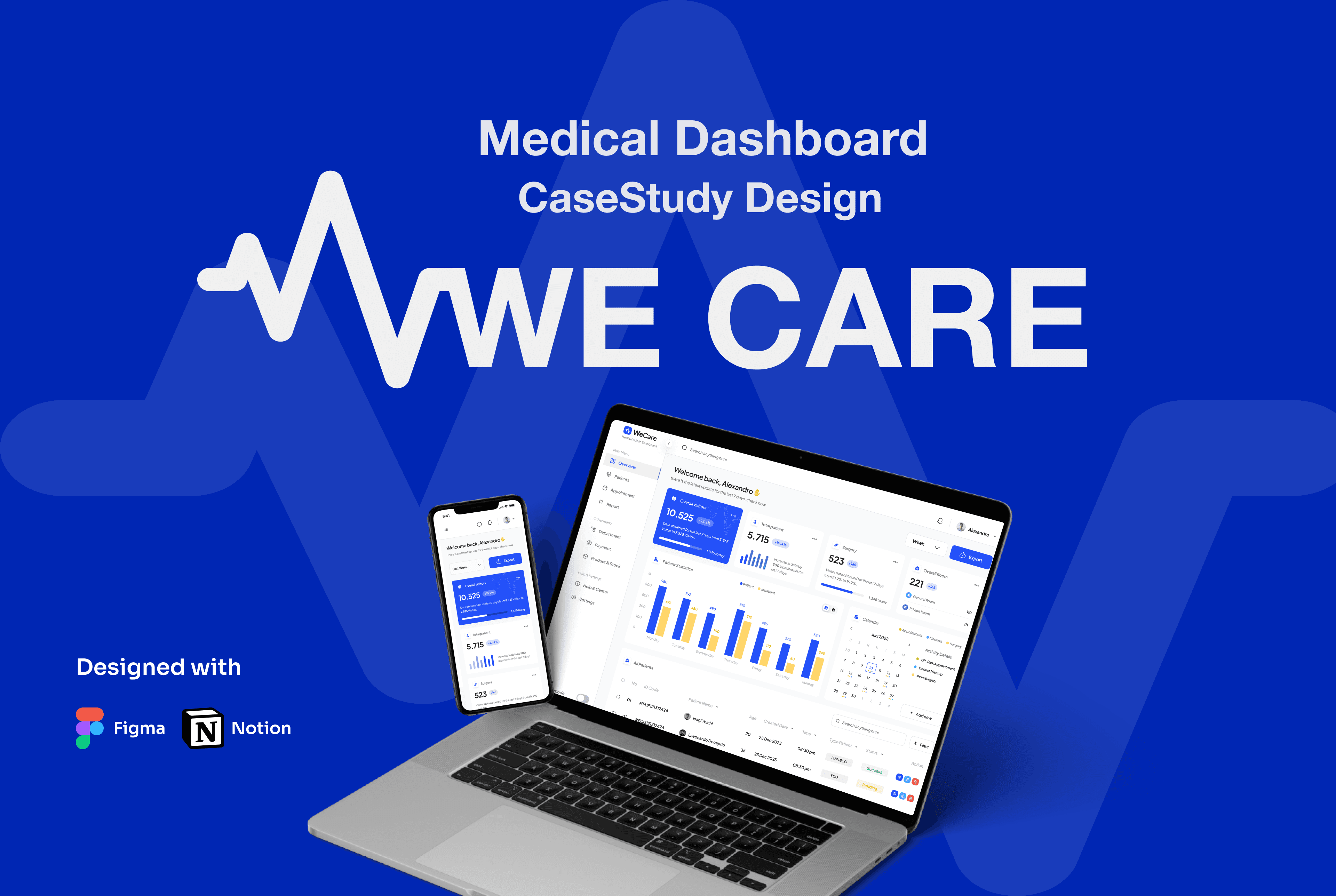 Medical Dashboard project preview