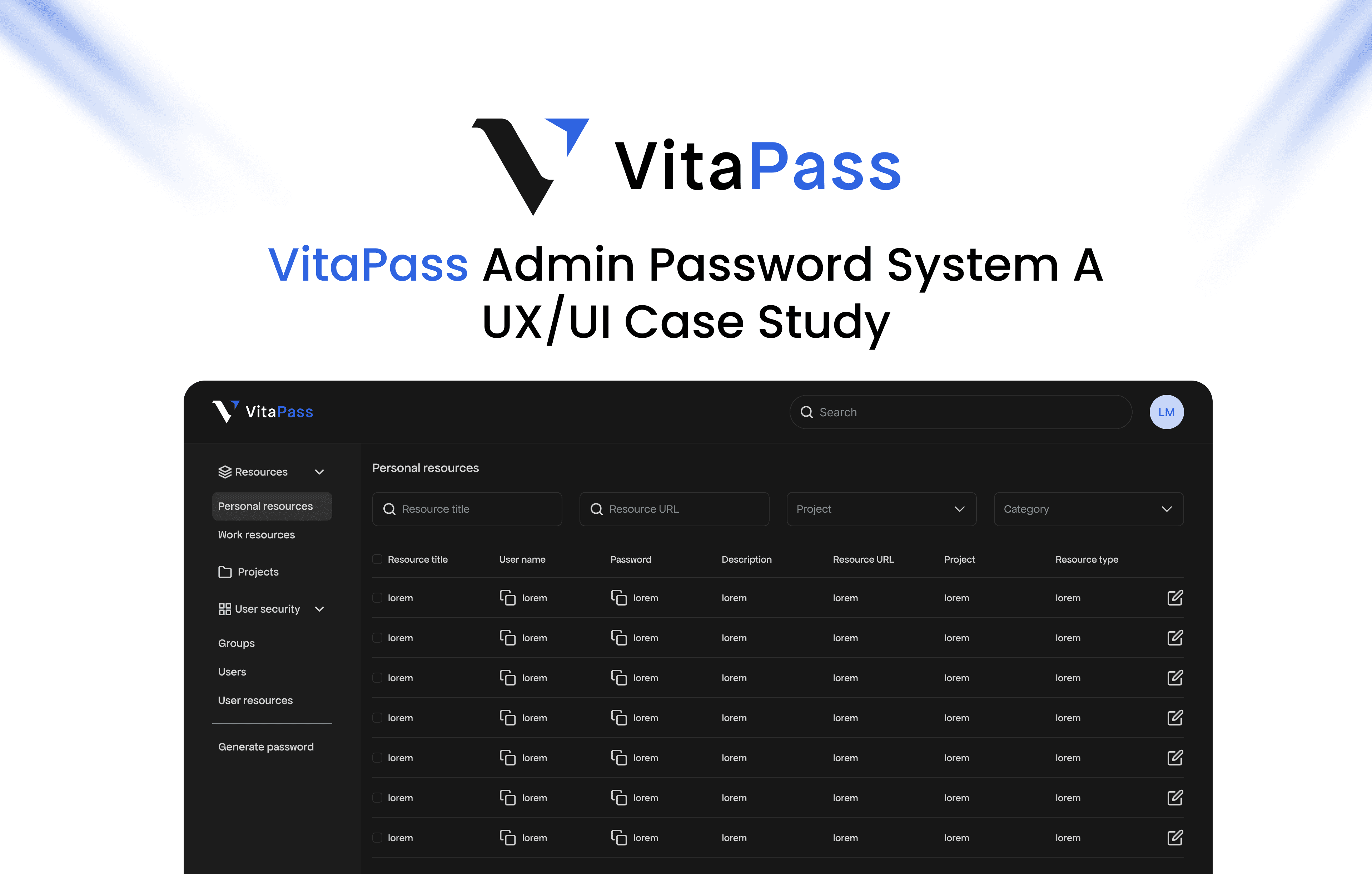Vita Pass project preview